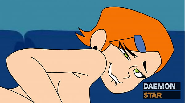 Gwen tennyson juega con su consolador 