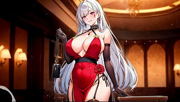 Instrucciones para masturbarte con una ama desquiciada. JOI hentai en espa&ntilde;ol. 