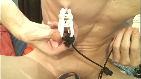 Play MP4 - Anal insertions&comma; CBT and Nipple Clamps&excl; 2 days no cum still holding&excl;