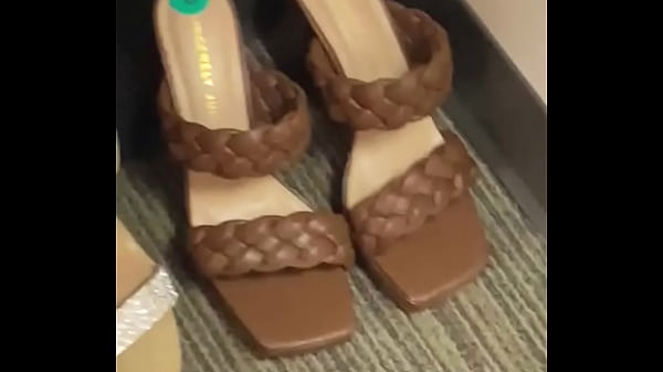 A sneak peek of my friends collection of shoes at my disposal