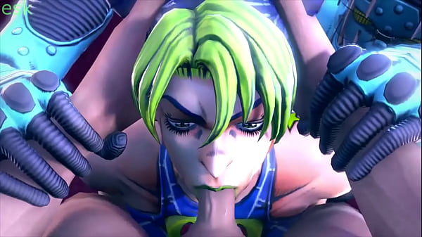 Jolyne cujoh making a blowjob 