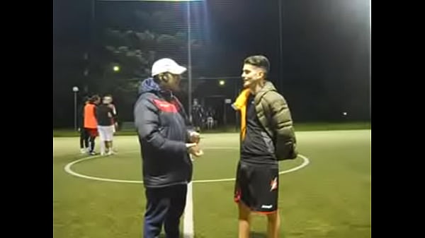 Soccer lad grabbing and spitting on you 