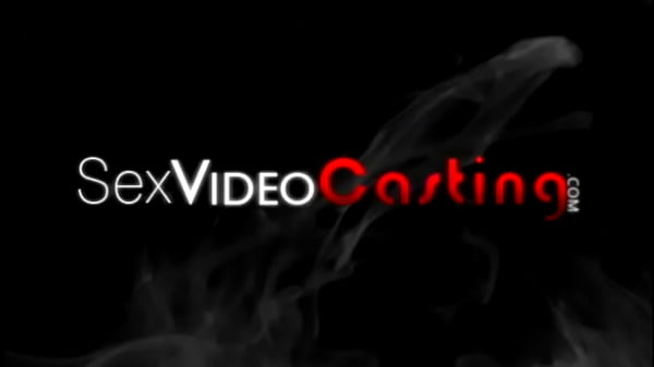 Smiling newcummer doing blowjob 