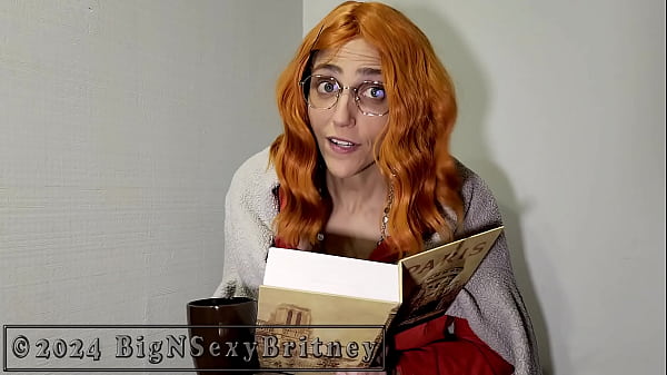 Big n sexy britney heads to the library hot librarian blowjob and facial promo video 1 minute sfw teaser 