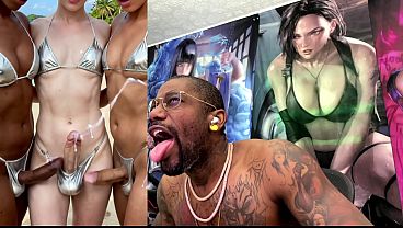 Nonton Cum Spraying Transgenders Welcomes You To Ladyboy Island, Buzzcut Trans Girl Cum Sprays Her Face While Getting Fucked, Thicc Dick Trans Jerking Off And Cumming Hard, Cum Oozing Nun, Ai Generated thumbnail