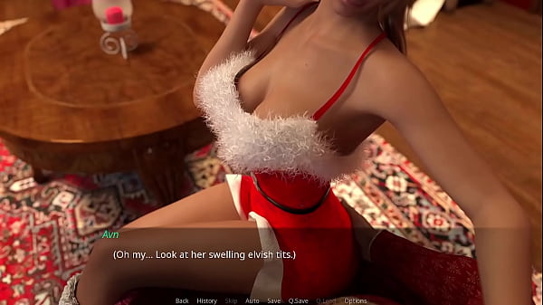 The lust city #47 18 year old busty cristmas elf shows her beautiful body for santa after she disappointed him 