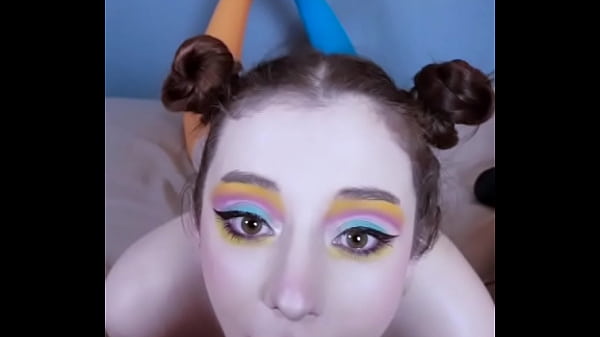 Play MP4 - POV Ball Sucking Deepthroat Blowjob by Beautiful Girl in Hair Buns & Hot Makeup Gets Facial & Throatpie