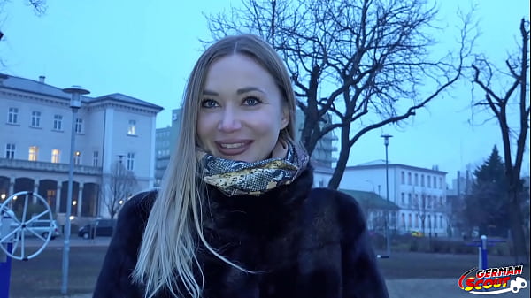 German Scout - Blue Eyes Polina Seduce To Ass Fuck For Cash At Fake Model Job thumbnail