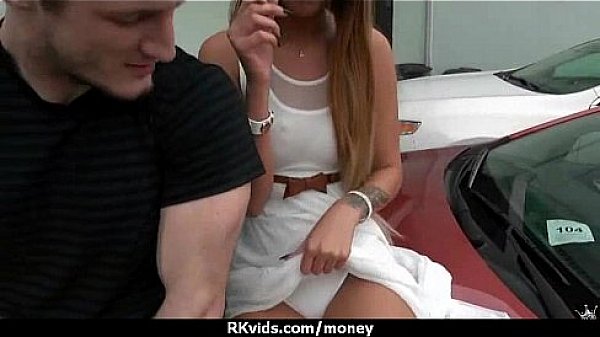 Amateur girl likes to suck cock for cash 4 