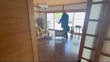 Busty blonde housewife fucks husband after huge business deal
