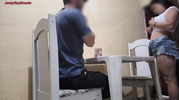 Young_couple having sex in a bar in public