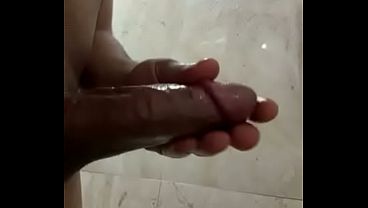 Oiling fat indian dick