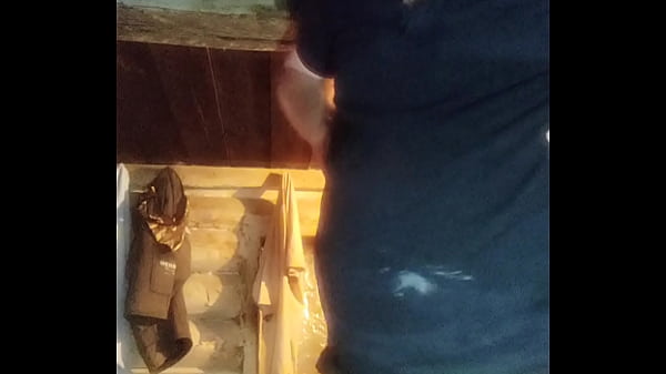 This guy loves to fuck a banana in anal in a police uniform. 