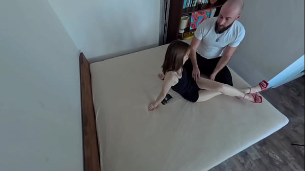 Picked up babe from a party and recorded her on security camera