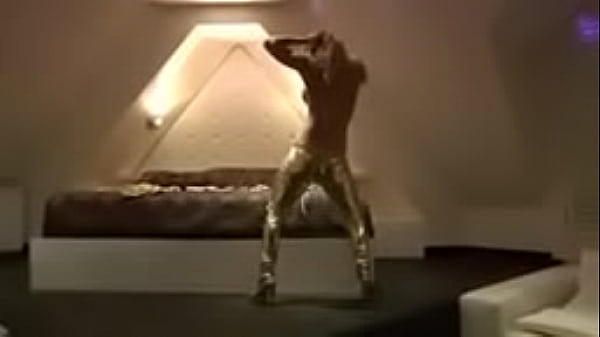 Dance gold spandex