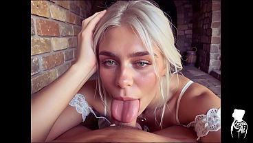 Ciri rabudinha de the witcher putinha safada e tesuda sentando com for&ccedil;a ia gerada