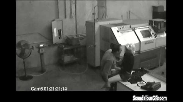 MILF blonde masturbates at work then jerks_cock