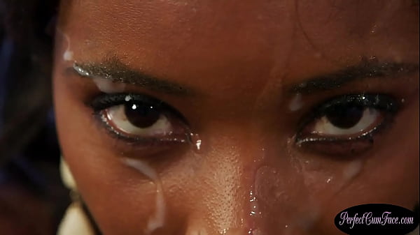 Cock hungry ebony gets the creamiest cumshot