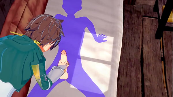 Konosuba Yaoi - Kazuma Handjob thumbnail