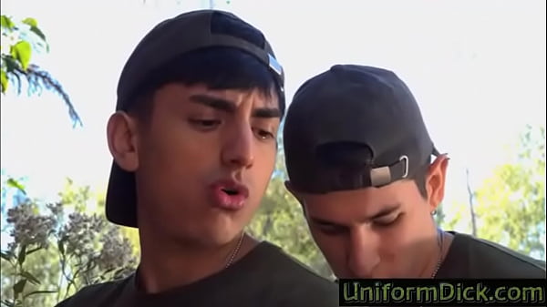 Teen Latino Military outdoors 