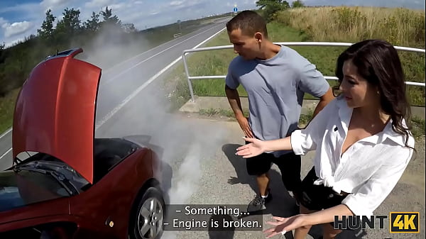 HUNT4K. Helina Dream loves to ride bikes and huge dicks 