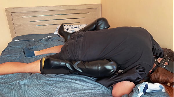 Play MP4 - Cum on My Thigh High Boots &ndash; Slutty Bodystocking Fuck