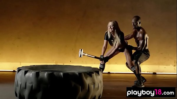 Unusual football training session with busty_strippers