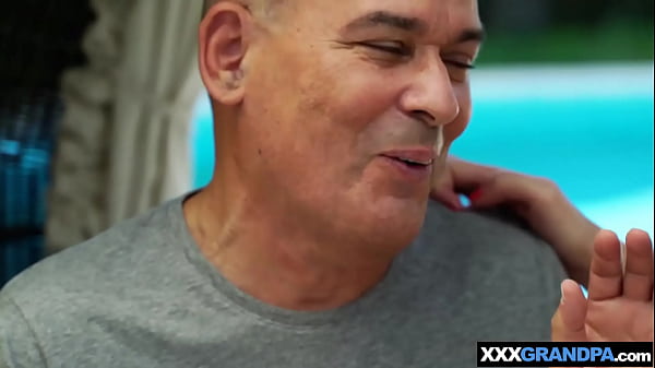 Naughty teen Chelsea Sun feels the need to fuck_grandpa