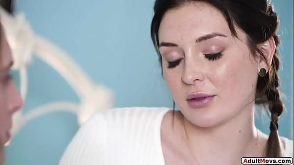 AdultMovs.com - Busty brunette confesses feelings to bff and she asks if she can kiss her.The blonde lesbian sucks her friends big tits and licks her wet pussy 