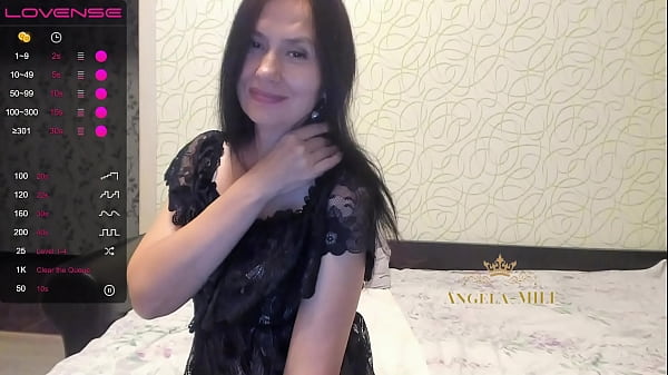 Playful brunette MILF stripsdown and becomes a doggystyle opening her beautiful assfor a young cock waiting for him to enter it fuck him to the very ballsand cumAngela_MILF