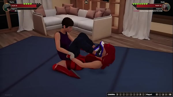 The ex vs ruby nf3d female mma apartment wrestling