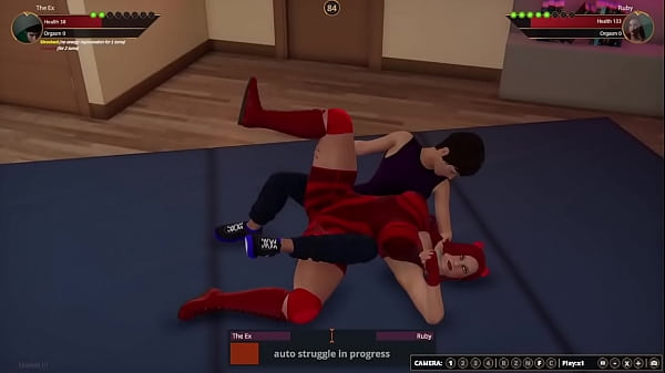 The ex vs ruby nf3d female mma apartment wrestling