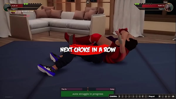 The ex vs ruby nf3d female mma apartment wrestling