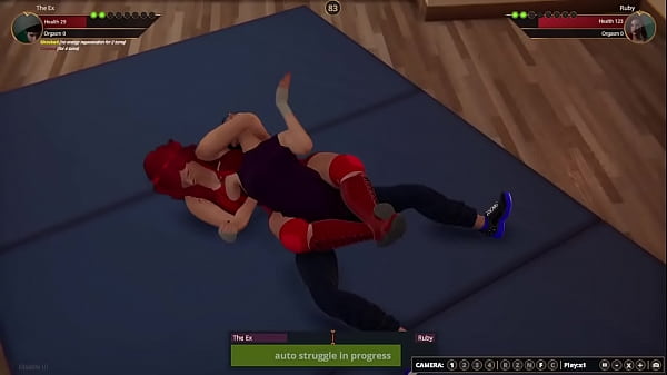 The ex vs ruby nf3d female mma apartment wrestling 