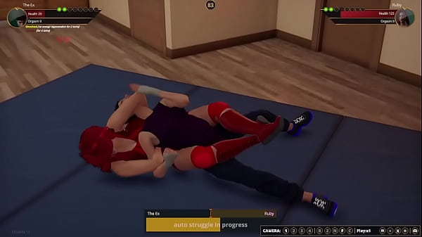 The ex vs ruby nf3d female mma apartment wrestling