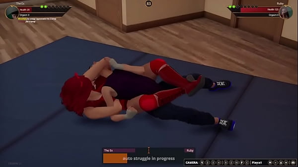 The ex vs ruby nf3d female mma apartment wrestling