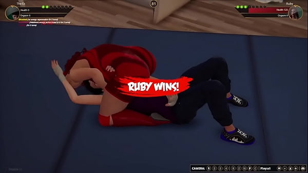 The ex vs ruby nf3d female mma apartment wrestling