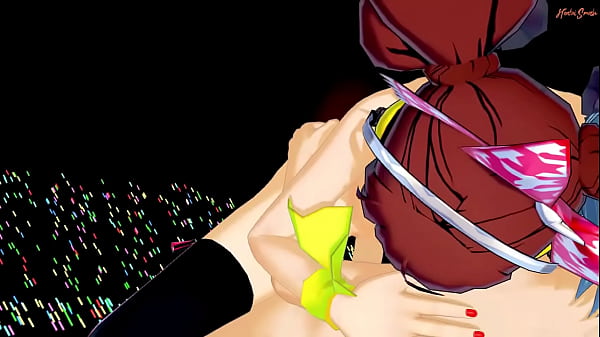 Cute idol Rise Kujikawa gets fucked doggystyle in front of a_live crowd. Persona 4Hentai.