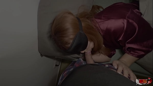 Came to my stepmother's room to fuck her in the mouth and cum in her throat 