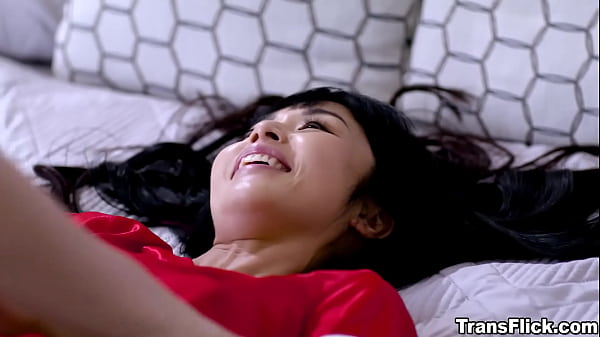 Play MP4 - Asian Marica Hase blowjob trans Asia Belle horny dick&period; Asia enters her bedroom&comma; to find her lovely girlfriend lying down on the bed&comma; wearing nothing but a football jersey&period;  Asia gently rouses her with sex&period;