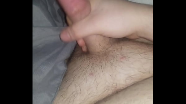 Fat guy masturbates and eats cum 