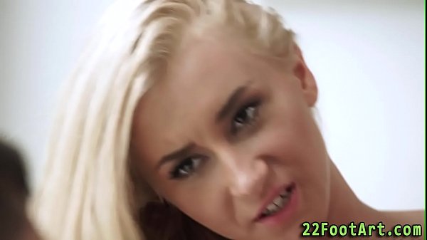 Fetish blonde gets cum