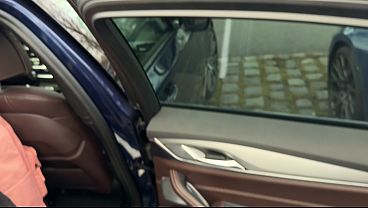 Public Parking Lot Handjob Next to Stranger and Bus Cum Finish 