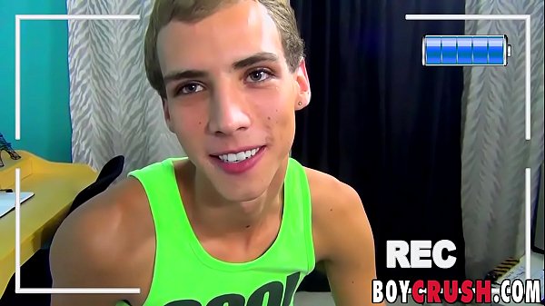 Play MP4 - Blond twink hottie films himself as he rides cock and cums