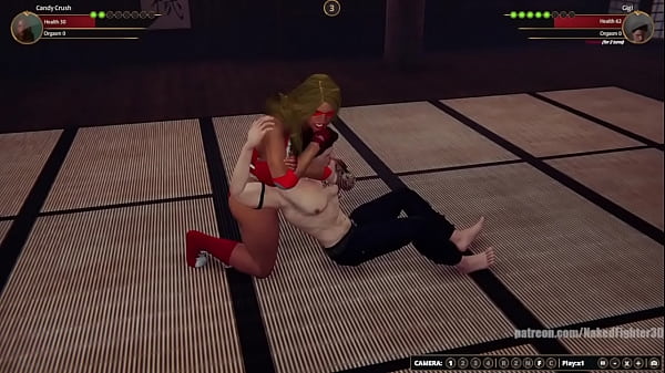 Candy vs gigi nf3d mixed kinky combat
