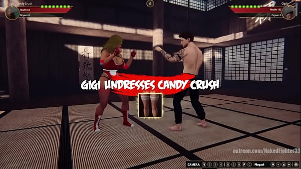 Candy vs gigi nf3d mixed kinky combat 