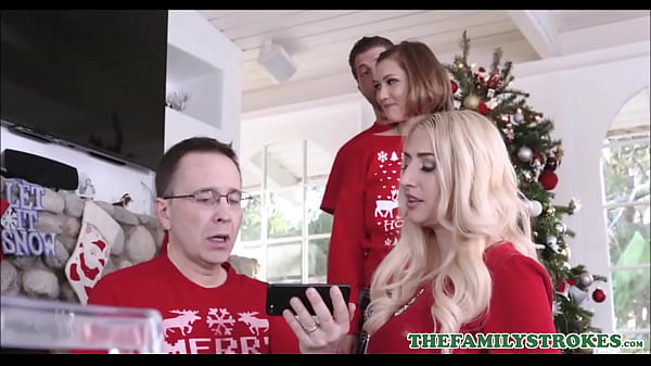 Play MP4 - Cute And Tiny Teen Stepsister Riley Mae And Her Stepbrother Fuck During Stepfamily Christmas Photo