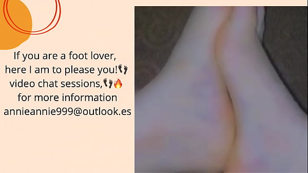 Cute soft foot rub 