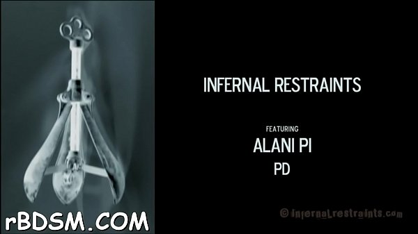 Restrained playgirl receives wild_toy drilling for her snatch