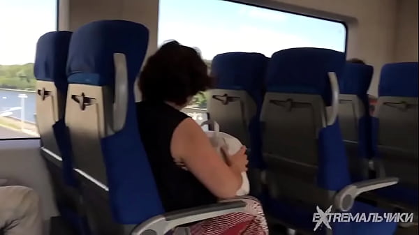 Play MP4 - Crazy twink is wanking in the public full train